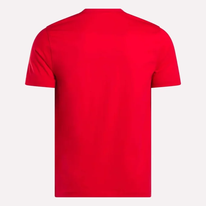 Herren-T-Shirt mit kleinem Logo, Rundhalsausschnitt und kurzen Ärmeln