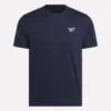 Herren-T-Shirt mit kleinem Logo, Rundhalsausschnitt und kurzen Ärmeln