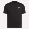Herren-T-Shirt mit kleinem Logo, Rundhalsausschnitt und kurzen Ärmeln