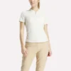 Kurzärmeliges, figurbetontes Golf-Polohemd für Damen