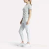 Kurzärmeliges, figurbetontes Golf-Polohemd für Damen