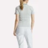 Kurzärmeliges, figurbetontes Golf-Polohemd für Damen