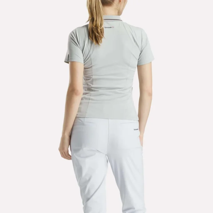 Kurzärmeliges, figurbetontes Golf-Polohemd für Damen