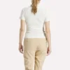 Kurzärmeliges, figurbetontes Golf-Polohemd für Damen