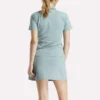 Kurzärmeliges, figurbetontes Golf-Polohemd für Damen