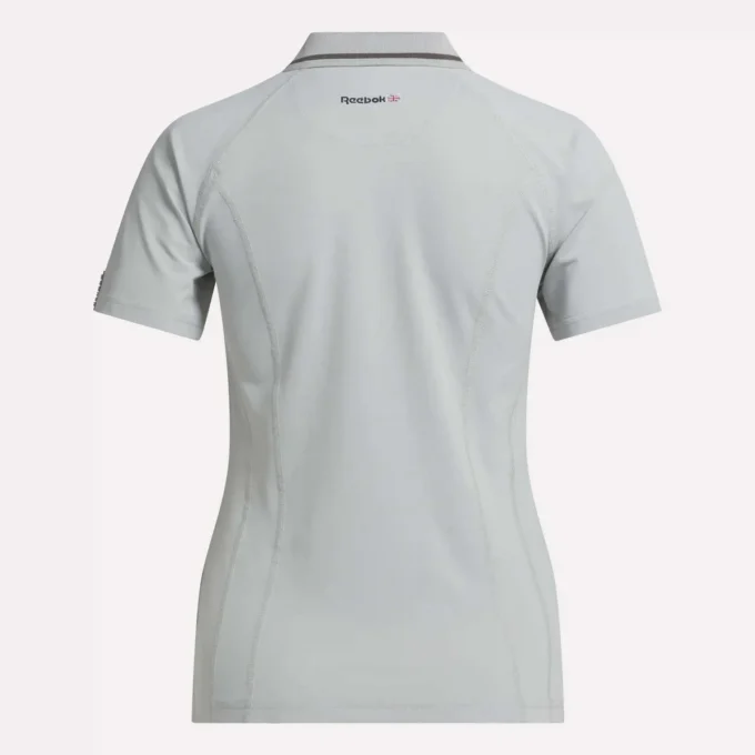 Kurzärmeliges, figurbetontes Golf-Polohemd für Damen