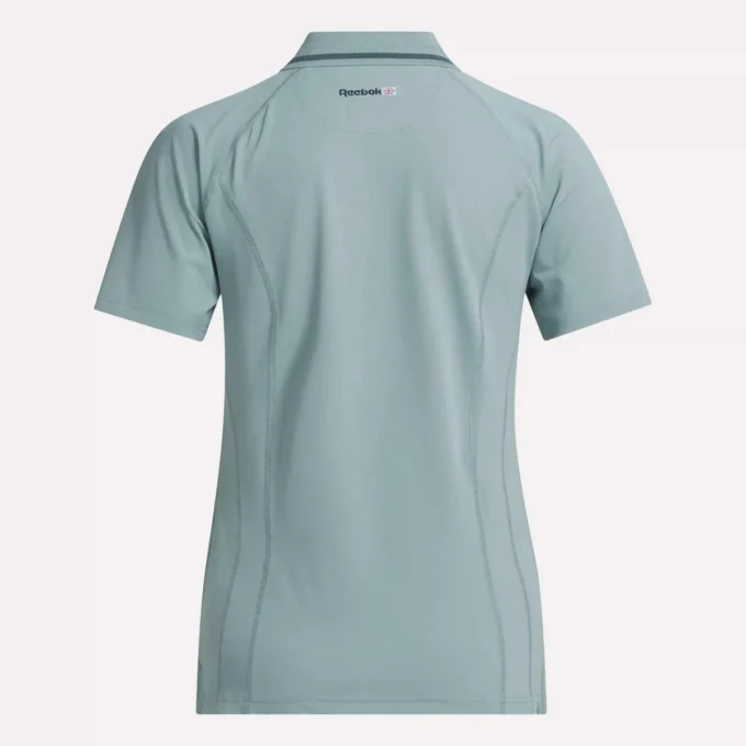 Kurzärmeliges, figurbetontes Golf-Polohemd für Damen