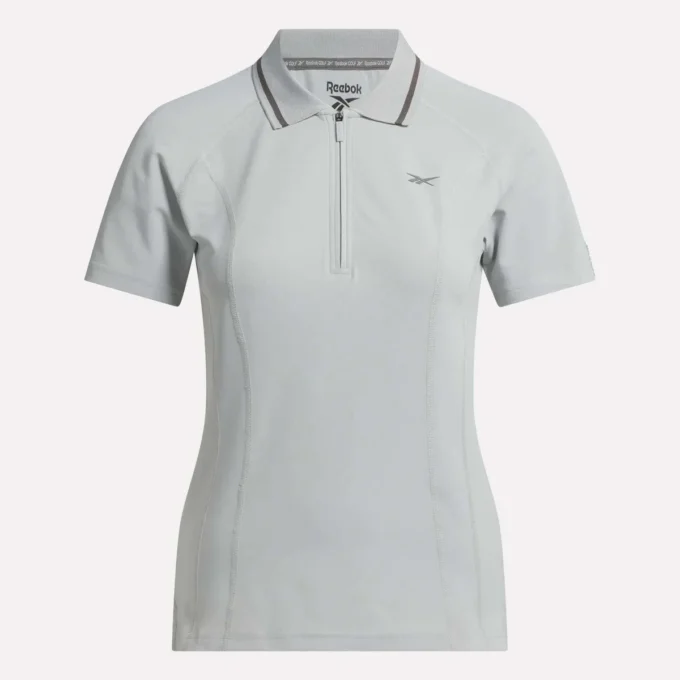 Kurzärmeliges, figurbetontes Golf-Polohemd für Damen
