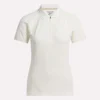 Kurzärmeliges, figurbetontes Golf-Polohemd für Damen