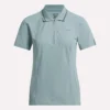 Kurzärmeliges, figurbetontes Golf-Polohemd für Damen