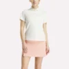 Kurzärmeliges Stretch-Piqué-Polohemd für Damen