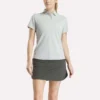 Kurzärmeliges Stretch-Piqué-Polohemd für Damen