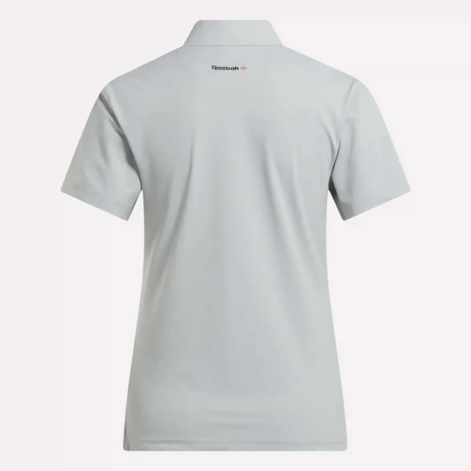 Kurzärmeliges Stretch-Piqué-Polohemd für Damen