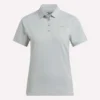 Kurzärmeliges Stretch-Piqué-Polohemd für Damen