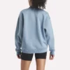 Lang geschnittenes Rollkragen-Sweatshirt für Damen