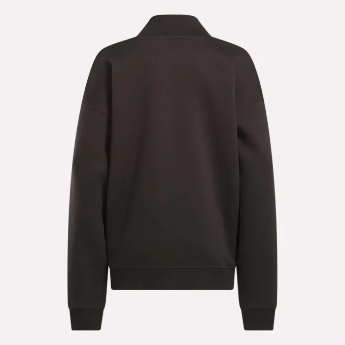Lang geschnittenes Rollkragen-Sweatshirt für Damen
