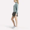 Langärmeliger Golf-Pullover für Damen mit 1/4-Reißverschluss und Engineered Vector Jacquard