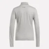 Langärmeliger Golf-Pullover für Damen mit 1/4-Reißverschluss und Engineered Vector Jacquard