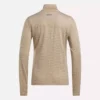Langärmeliger Golf-Pullover für Damen mit 1/4-Reißverschluss und Engineered Vector Jacquard
