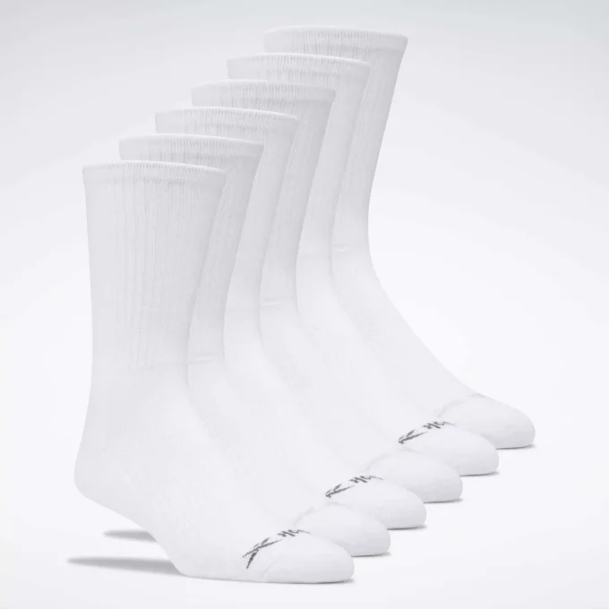 Reebok Basic Crew Socken für Herren, 6er-Pack