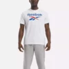 Reebok Identity Big Stacked Logo T-Shirt für Herren