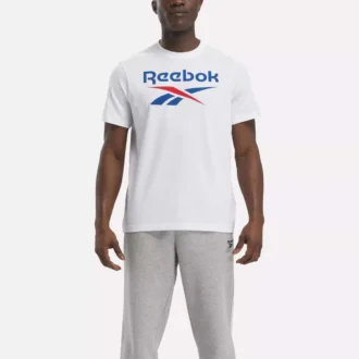 Reebok Identity Big Stacked Logo T-Shirt für Herren