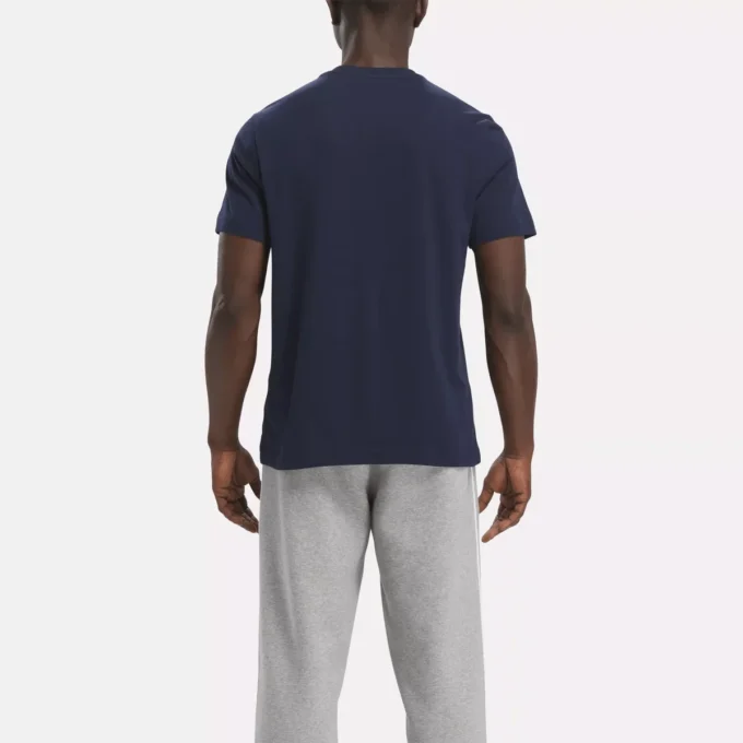 Reebok Identity Big Stacked Logo T-Shirt für Herren