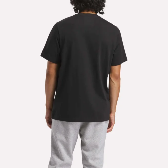 Reebok Identity Big Stacked Logo T-Shirt für Herren