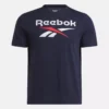 Reebok Identity Big Stacked Logo T-Shirt für Herren