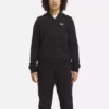 Reebok Identity Small Logo Fleece-Hoodie mit durchgehendem Reißverschluss für Damen