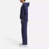 Reebok Identity Small Logo Fleece-Hose mit weitem Bein für Damen