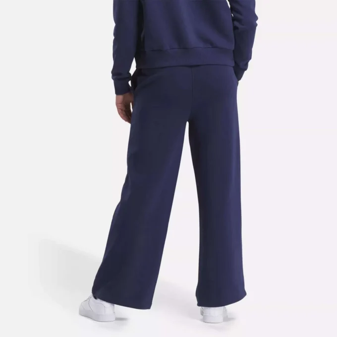 Reebok Identity Small Logo Fleece-Hose mit weitem Bein für Damen