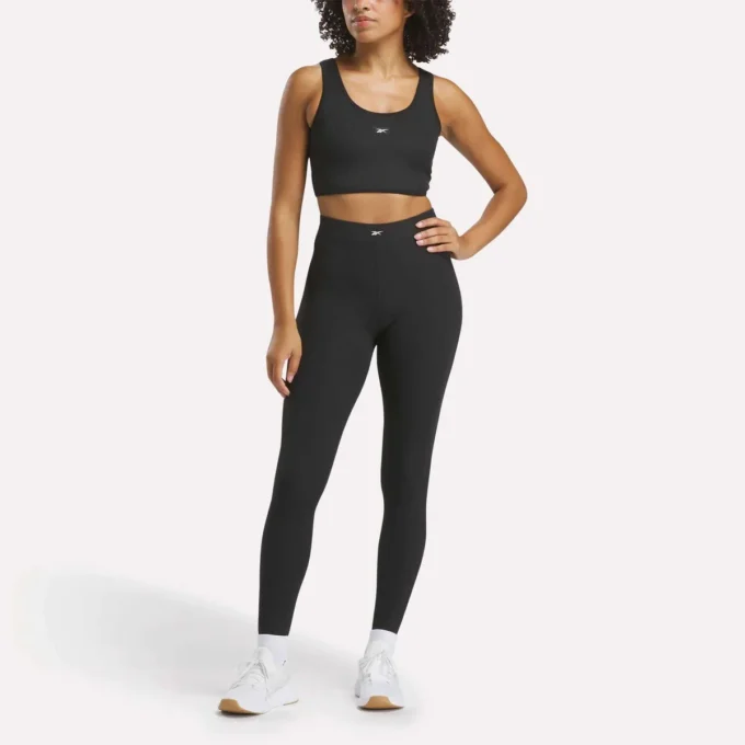 Rippstrick-Leggings für Damen