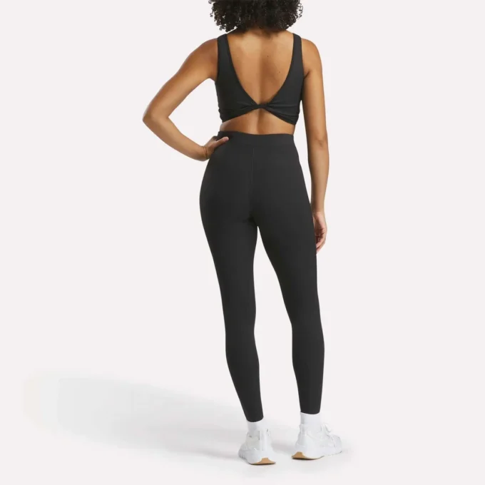 Rippstrick-Leggings für Damen