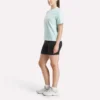 Zweifarbiges Damen-T-Shirt mit Rundhalsausschnitt und Logo