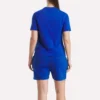 Zweifarbiges Damen-T-Shirt mit Rundhalsausschnitt und Logo