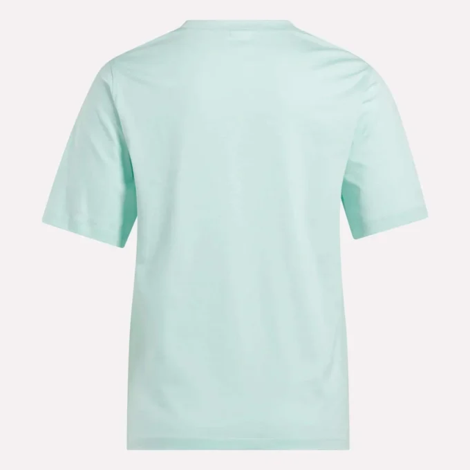 Zweifarbiges Damen-T-Shirt mit Rundhalsausschnitt und Logo