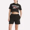 Zweifarbiges Logo-Crew-Shirt mit kurzen Ärmeln für Damen