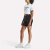 Zweifarbiges Logo-Crew-Shirt mit kurzen Ärmeln für Damen