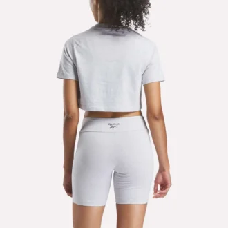 Zweifarbiges Logo-Crew-Shirt mit kurzen Ärmeln für Damen