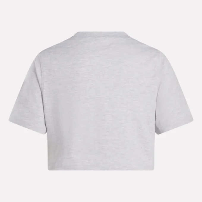 Zweifarbiges Logo-Crew-Shirt mit kurzen Ärmeln für Damen