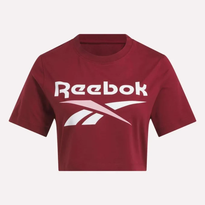 Zweifarbiges Logo-Crew-Shirt mit kurzen Ärmeln für Damen