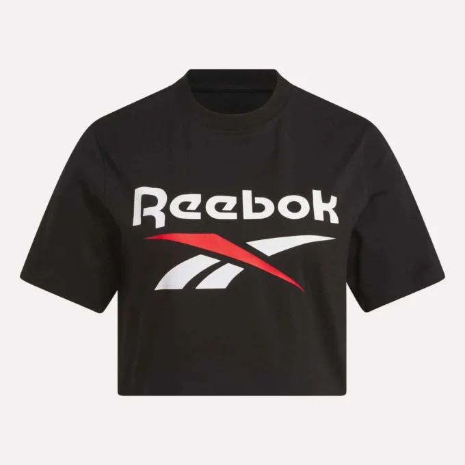 Zweifarbiges Logo-Crew-Shirt mit kurzen Ärmeln für Damen